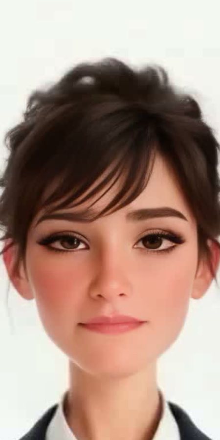 Ami, a realistic AI coach, on an incoming call screen